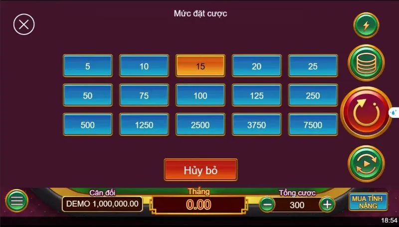 Giao diện đẹp của bầu cua King88 trên bàn cược