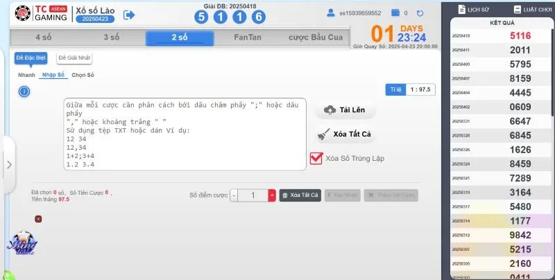 Chơi xổ số Lào King88 và nhận thưởng liền tay