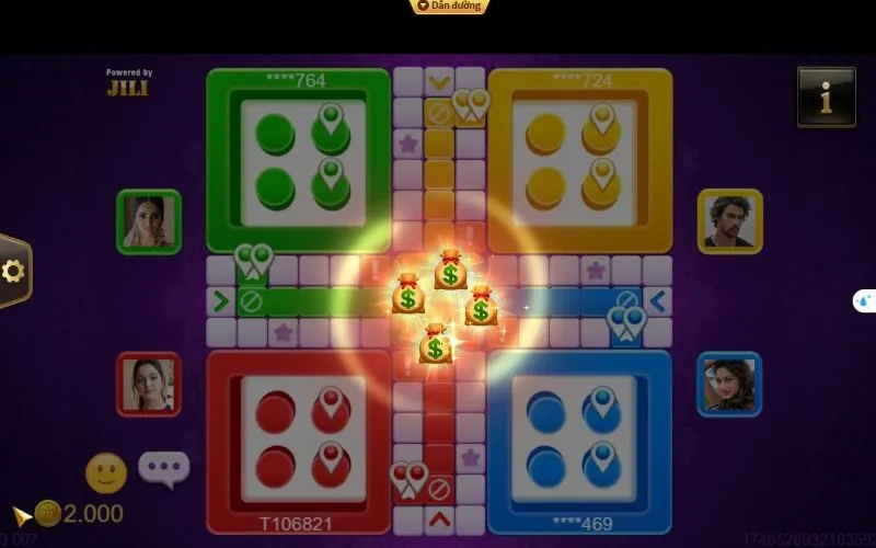 Người chơi cân nhắc chiến thuật trong Ludo Quick King88