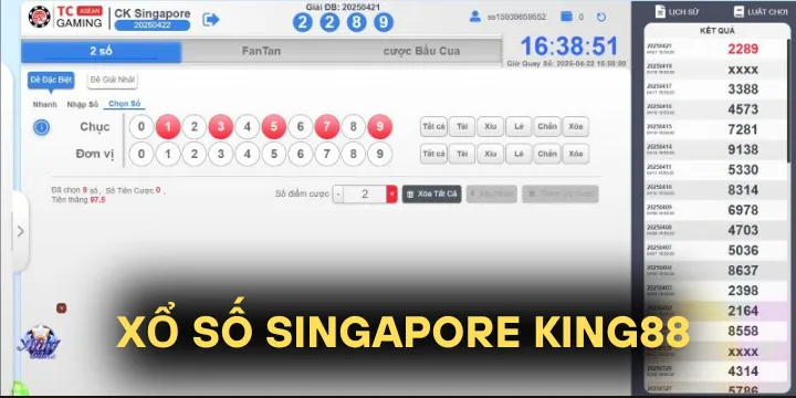 Xổ số Singapore King88 - Cơ hội trúng thưởng lớn và trải nghiệm hấp dẫn